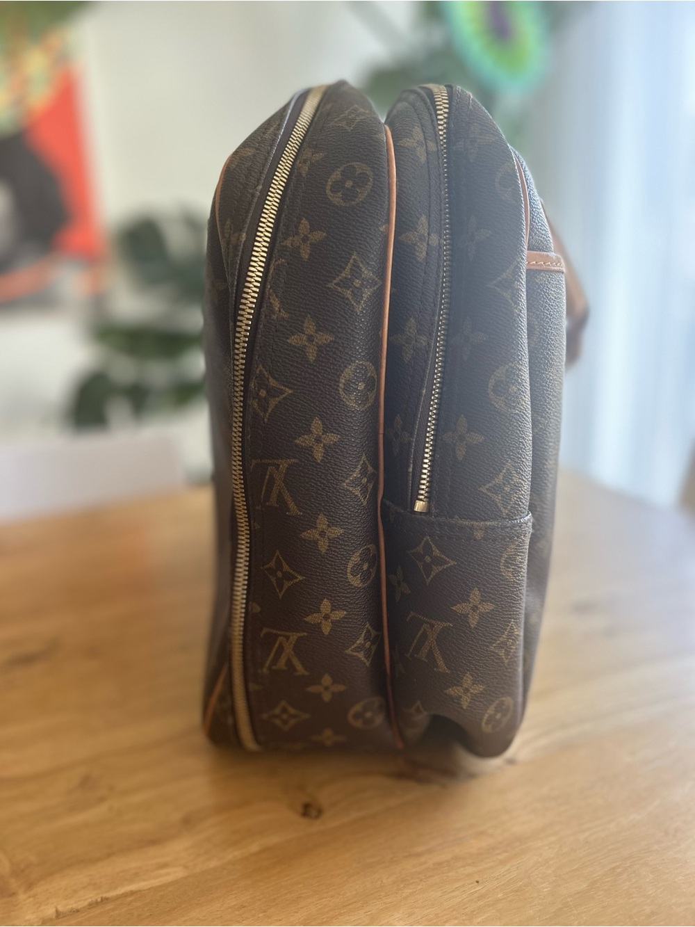 Louis Vuitton Brown Monogram Canvas Duffel with Vachetta Leather Trim - Picture 6 of 11